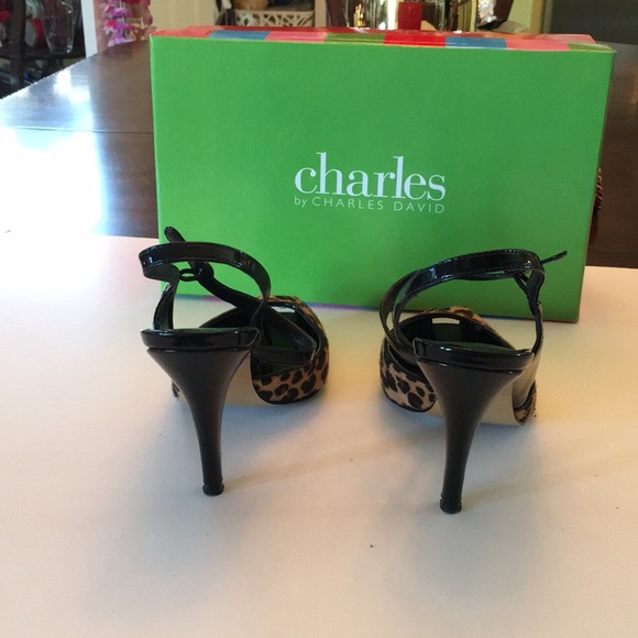 CHARLES DAVID SLING BACK SHOES - Picture 2 of 2